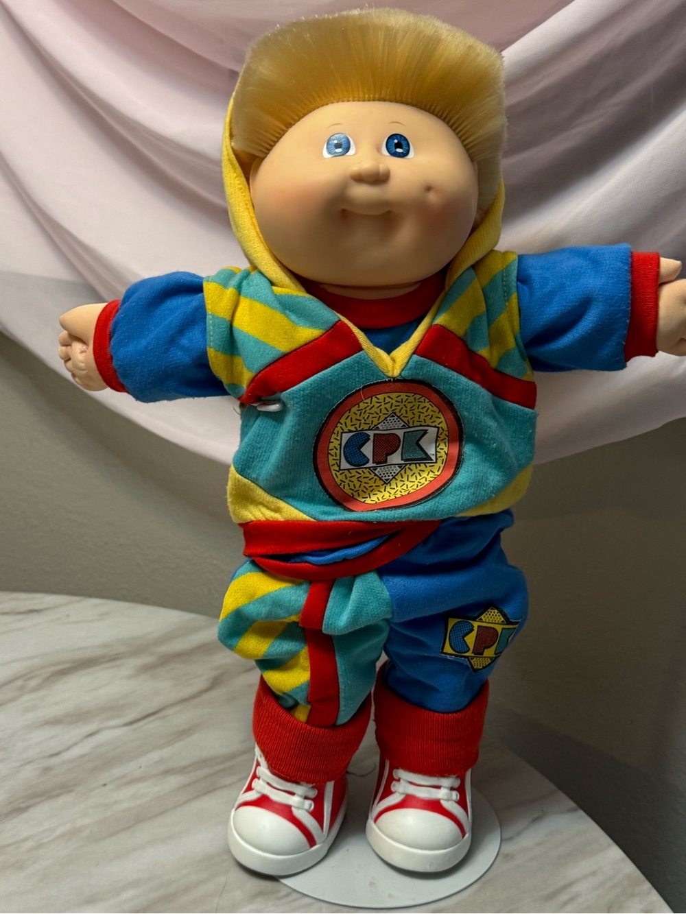 Cabbage Patch Kids Designer Line boy doll by Coleco 1988-1989 sweatsuits
